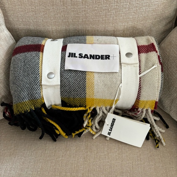Jil Sander Wool Throw Blanket - Picture 1 of 6